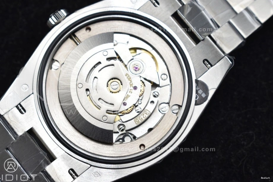 A2836 Weight Bracelet GSF Gain SS DayDate Blue Crystal On 40 Iced President Dial 0403